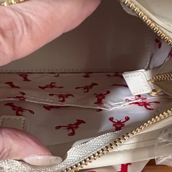 Betsey Johnson Navy and White Striped Mini Bag - Picture 8 of 10